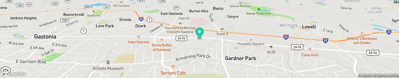 borne de recharge sur la carte