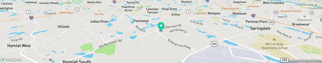 borne de recharge sur la carte