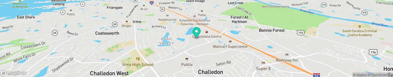 ev charging station on the map