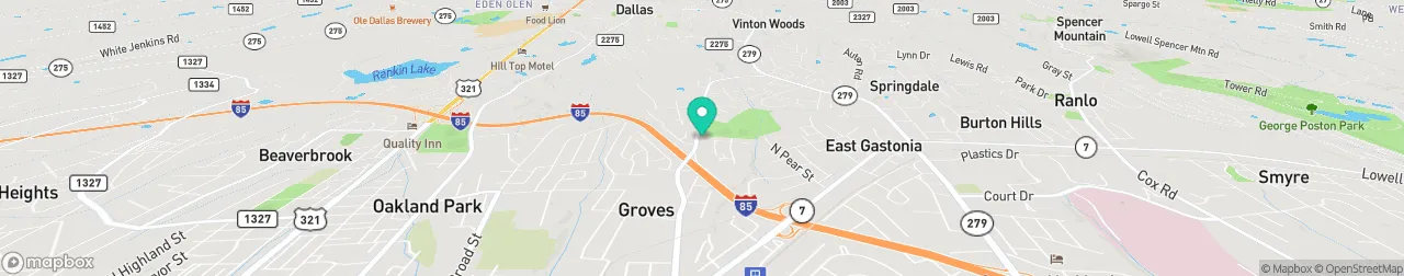 borne de recharge sur la carte