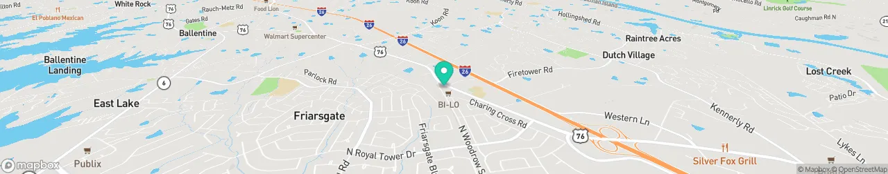 borne de recharge sur la carte