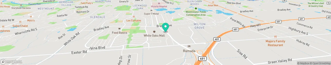 borne de recharge sur la carte