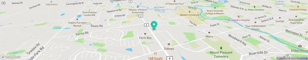 borne de recharge sur la carte