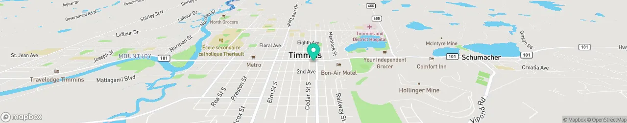 borne de recharge sur la carte