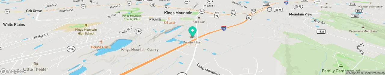 borne de recharge sur la carte