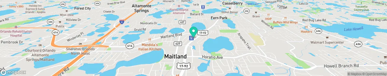 ev charging station on the map