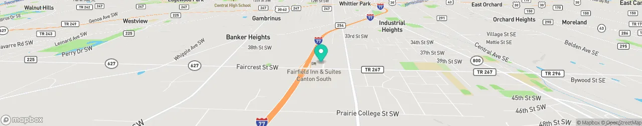 ev charging station on the map