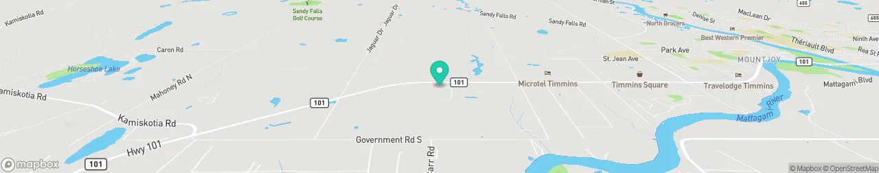 borne de recharge sur la carte