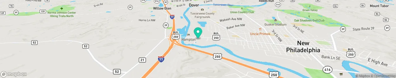 borne de recharge sur la carte