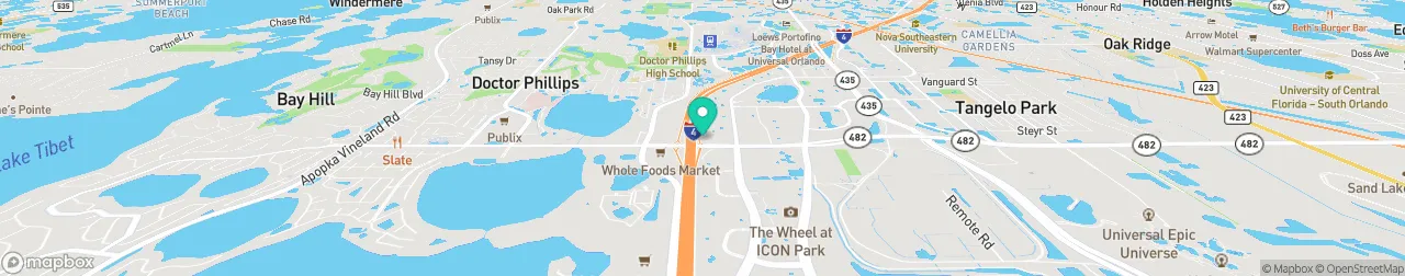 borne de recharge sur la carte