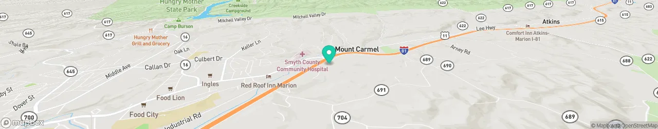 borne de recharge sur la carte