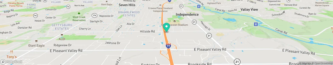 ev charging station on the map