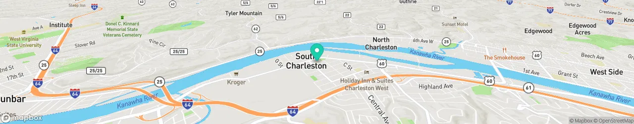 borne de recharge sur la carte