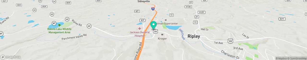 ev charging station on the map