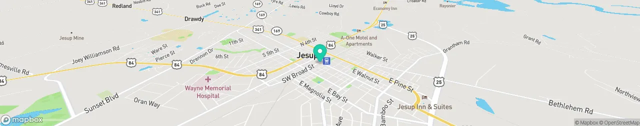 borne de recharge sur la carte