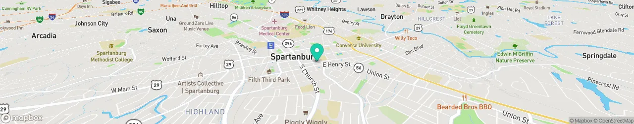 borne de recharge sur la carte