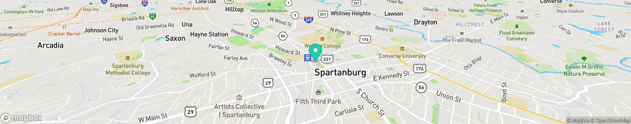 ev charging station on the map