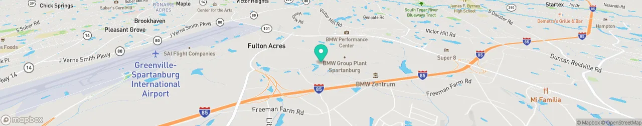 borne de recharge sur la carte