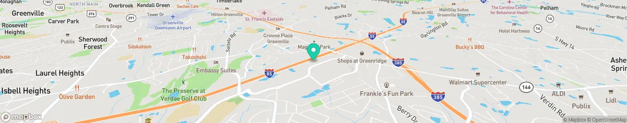 borne de recharge sur la carte