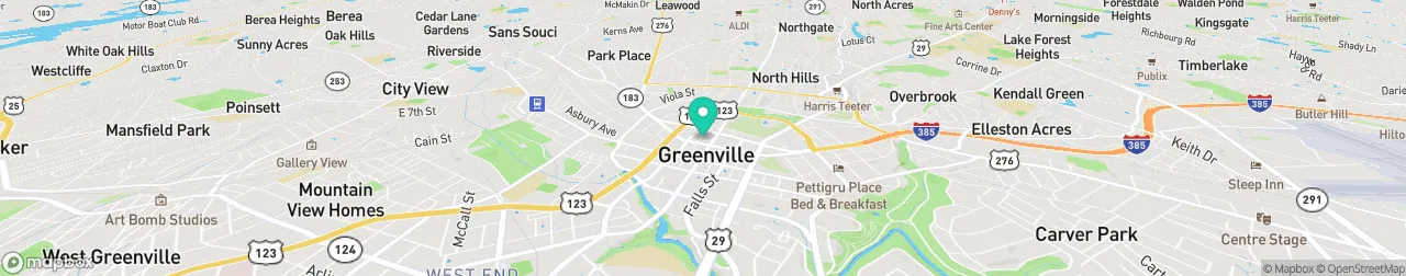 borne de recharge sur la carte