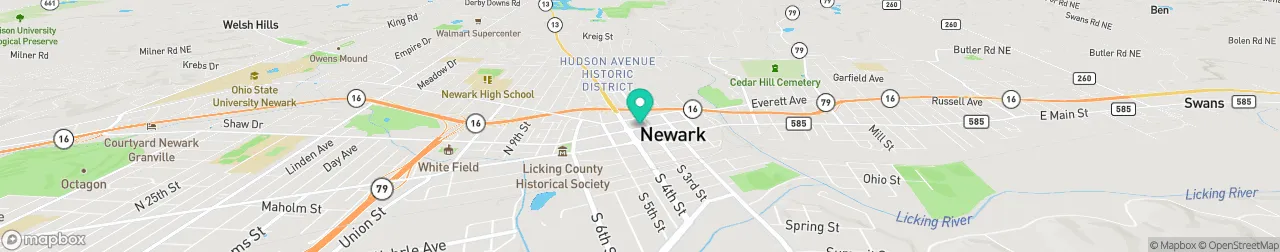 ev charging station on the map