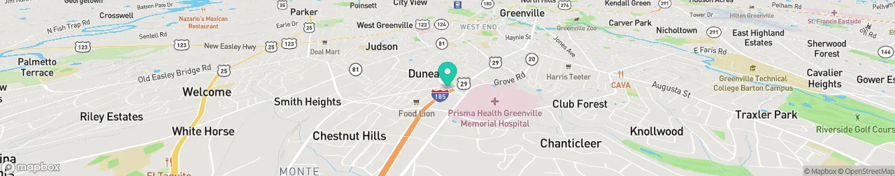 borne de recharge sur la carte