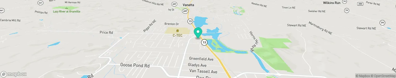 borne de recharge sur la carte