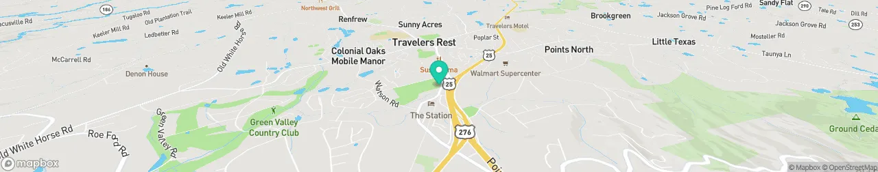 borne de recharge sur la carte