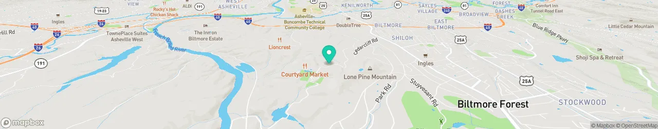 borne de recharge sur la carte