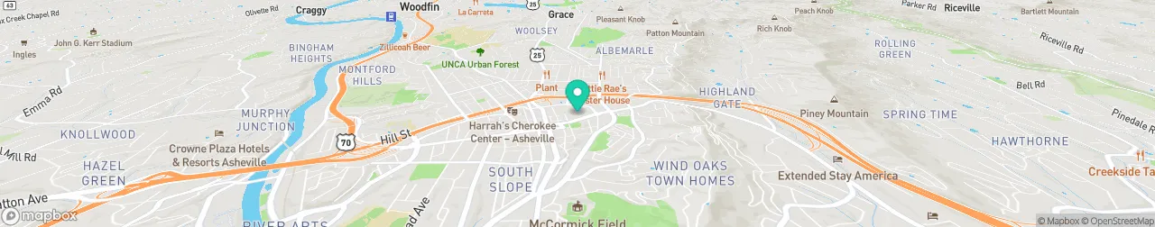 borne de recharge sur la carte