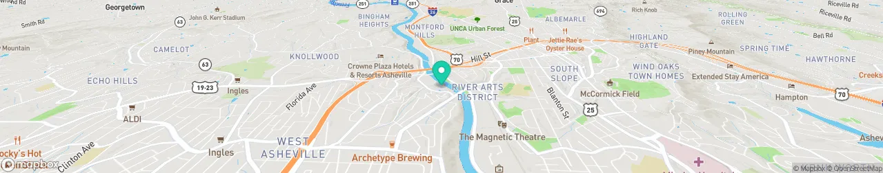 borne de recharge sur la carte