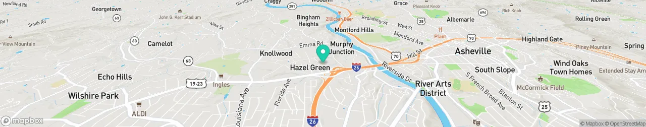 borne de recharge sur la carte