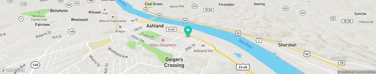 borne de recharge sur la carte