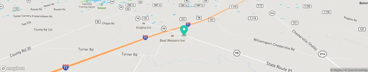 ev charging station on the map