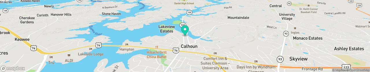 borne de recharge sur la carte