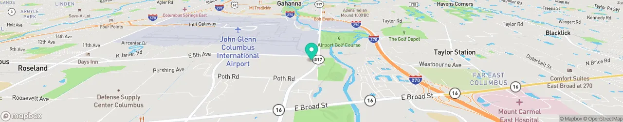 borne de recharge sur la carte