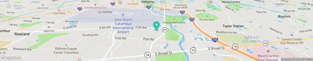 borne de recharge sur la carte