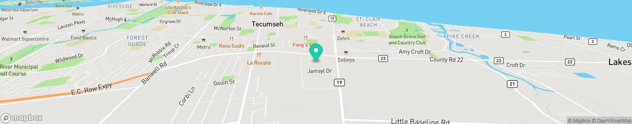 borne de recharge sur la carte