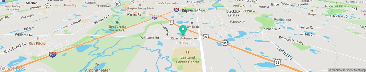 borne de recharge sur la carte