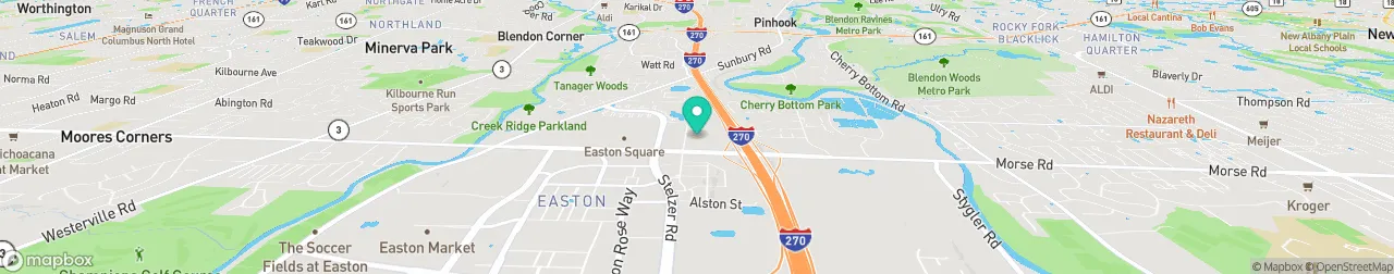 borne de recharge sur la carte