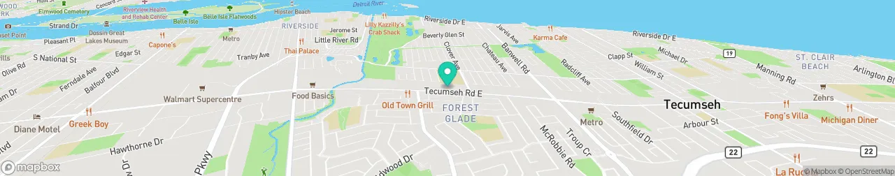 borne de recharge sur la carte