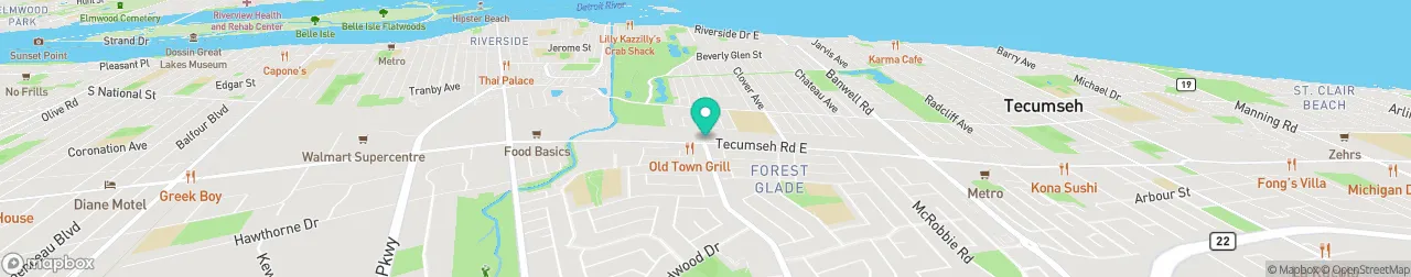 borne de recharge sur la carte