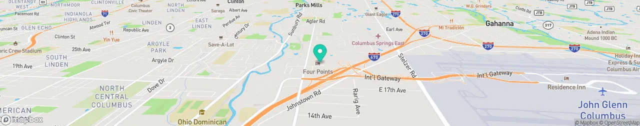 borne de recharge sur la carte