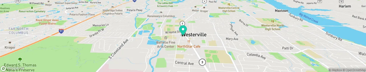 borne de recharge sur la carte