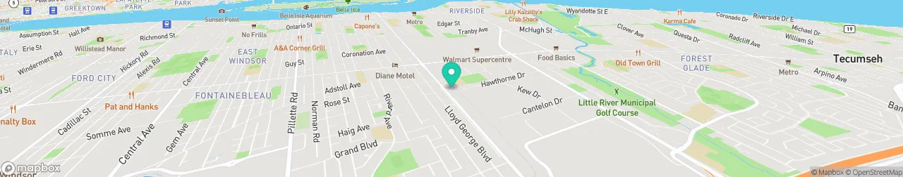 borne de recharge sur la carte