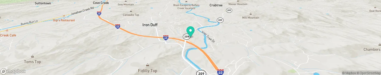 borne de recharge sur la carte