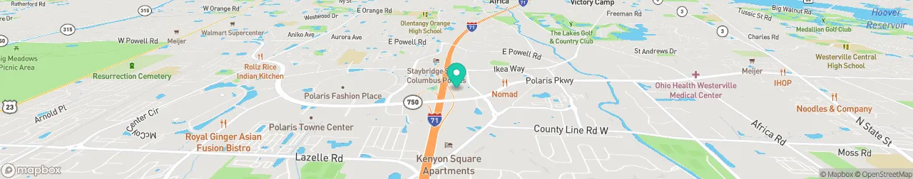 borne de recharge sur la carte