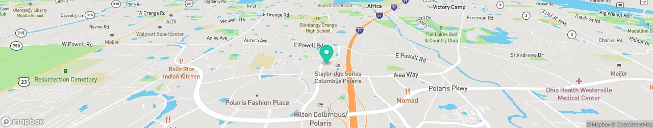 borne de recharge sur la carte