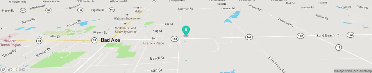 borne de recharge sur la carte