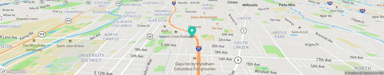 ev charging station on the map